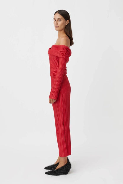 CM Shaw Off The Shoulder Midi Dress