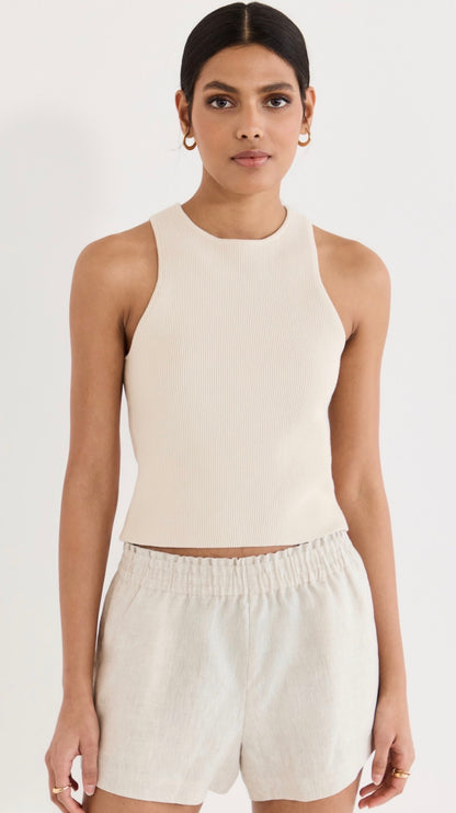 Ref Hudson Cotton Ribbed Sweater Tank Top
