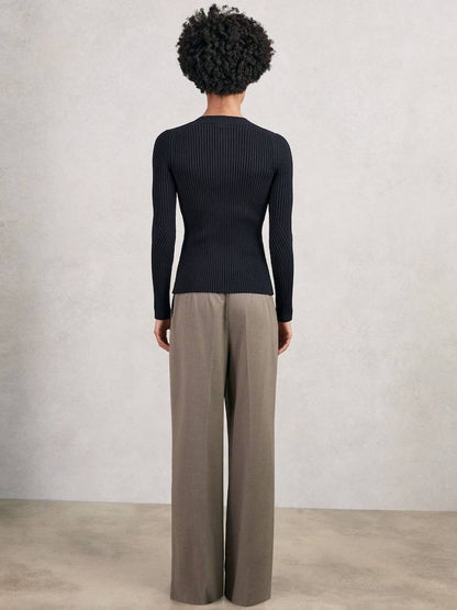 RS Tula Ribbed Knitted Cardigan