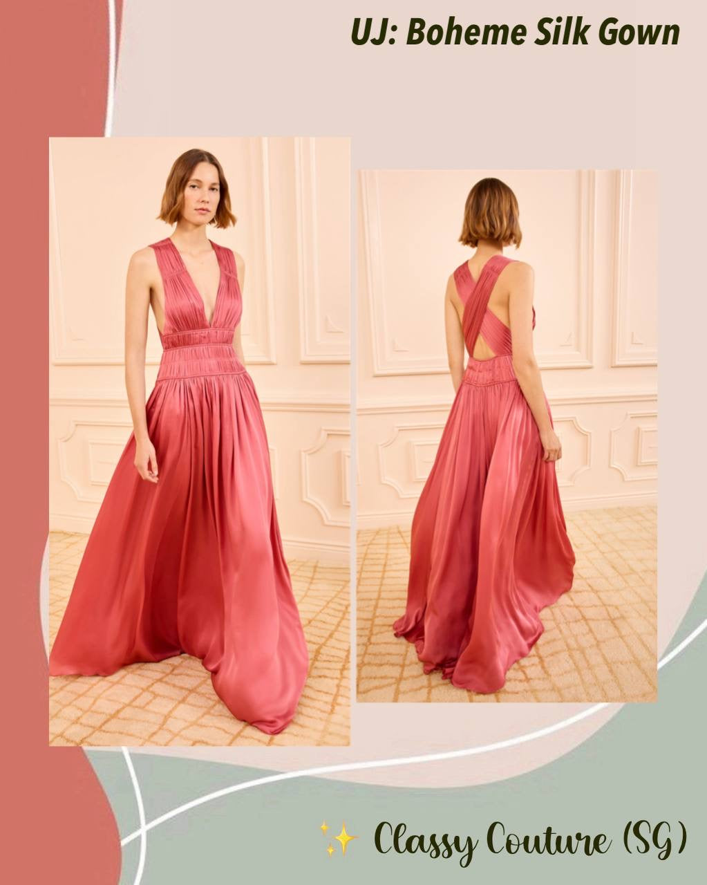 UJ Boheme Silk Gown