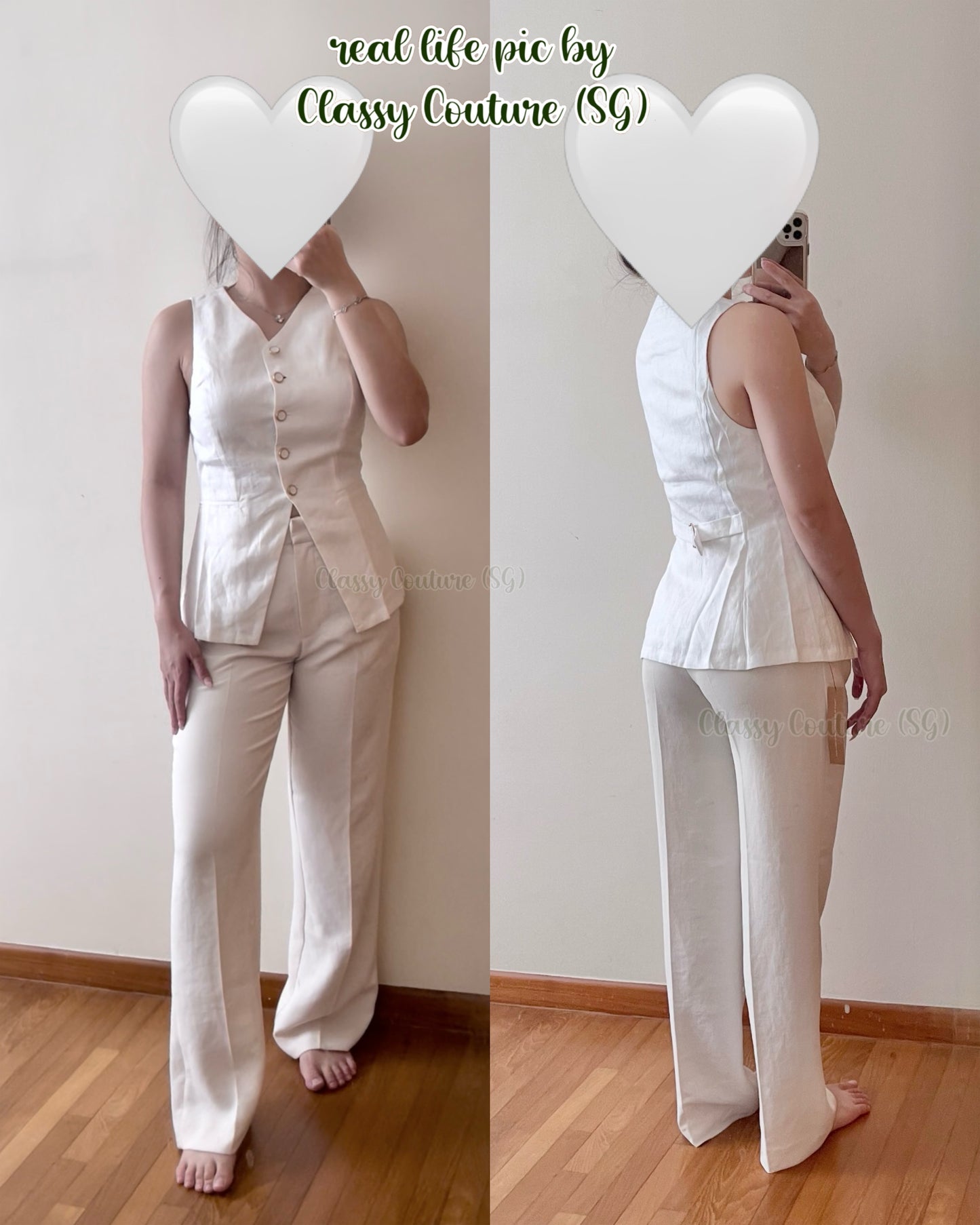 Ref Aspen Linen Vest Top