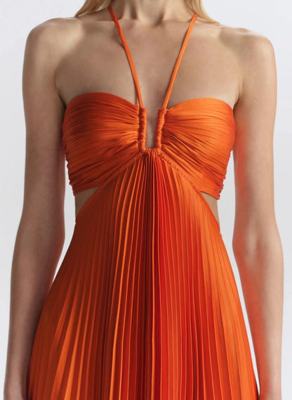 (PART 2/2) 8 Colors! ALC Moira Satin Pleated Maxi Dress