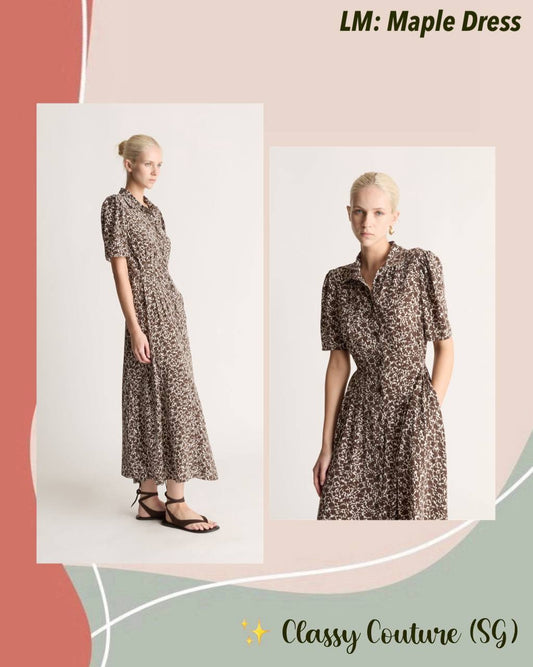 LM Maple Silk Midi Dress