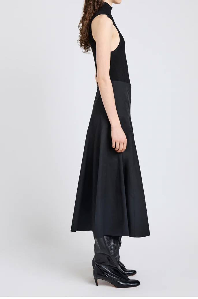 PS Heidi Tech-Cotton A-line Midi Skirt