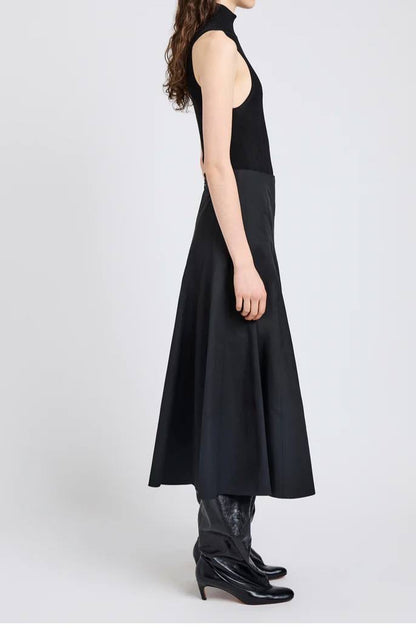 PS Heidi Tech-Cotton A-line Midi Skirt