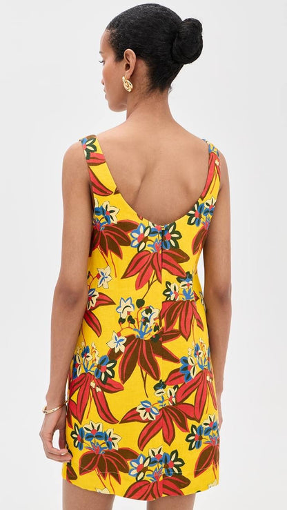 ALM Leo Embroidered Mini Dress