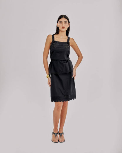 TG Kirsten Apron Cotton Mini Dress