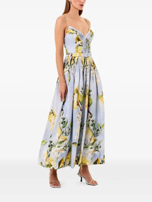 NC Mireille Linen-viscose Midi Dress