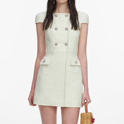 SP Lime Boucle Mini Dress