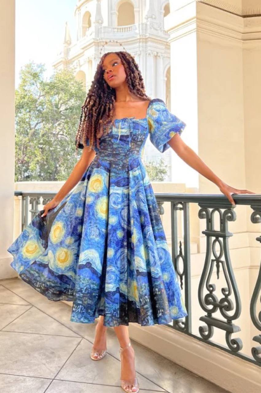 SK The Day Cotton Midi Dress