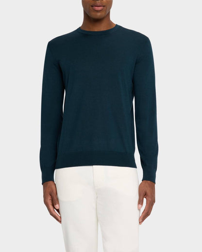 ZN Men's Cashseta Cashmere and Silk Crewneck Sweater