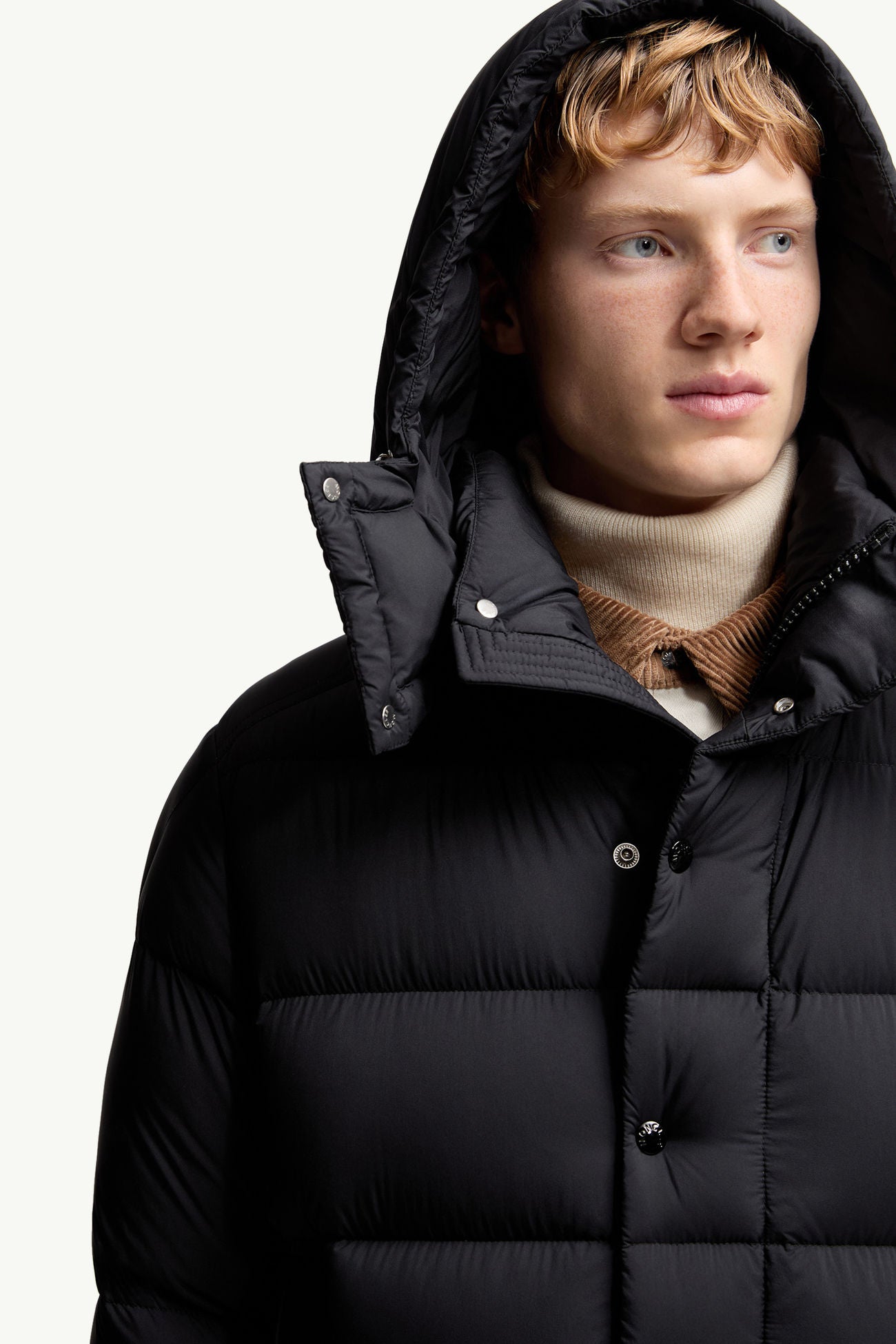 MC Men’s Maya 70 Hooded Short Down Jacket in Matte Black