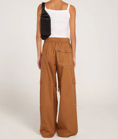 LM Maddy Relaxed Cotton Poplin Cargo Pants