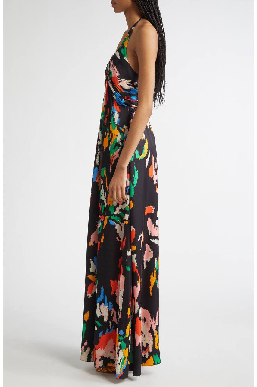 ALC AI Print Halter Gown