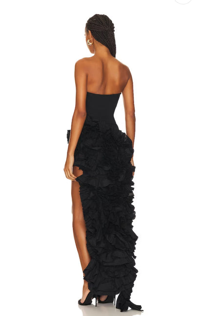 Arabella Gown Maxi Dress in Black