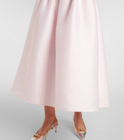 SP Pink Taffeta Midi Dress