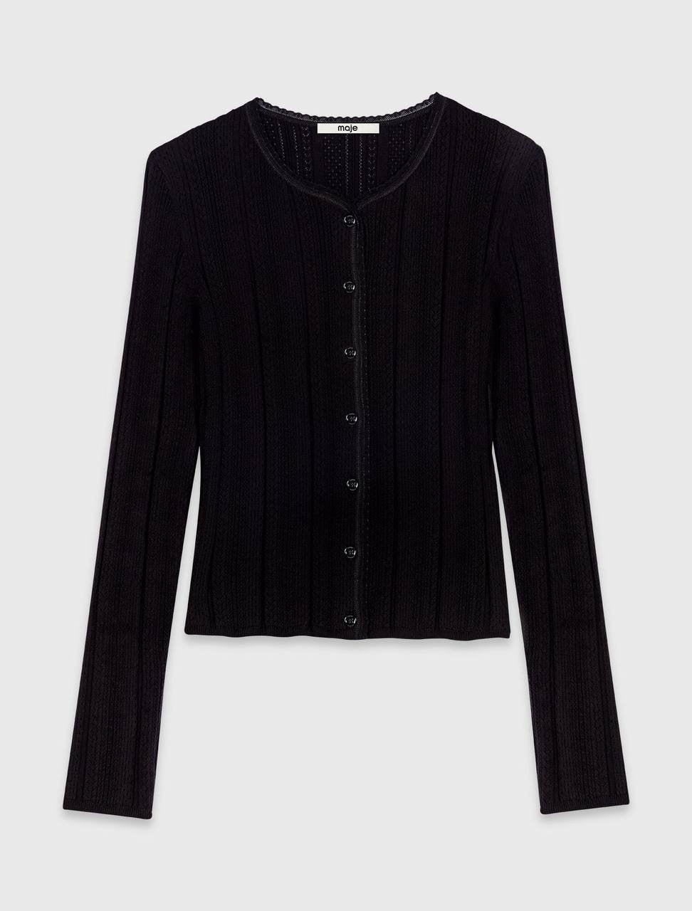 Milory Cardigan & Cami Top Cotton-blend Pointelle Knit Twinset