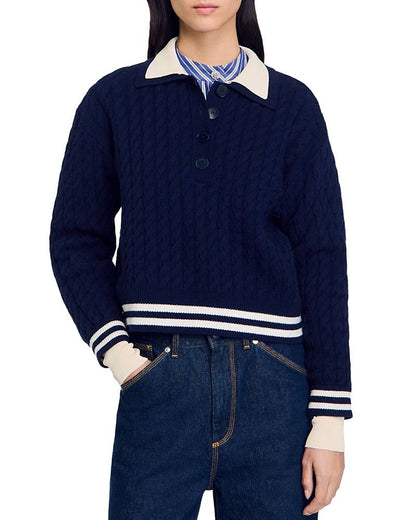 SD Fred Wool-Cashmere Cable Knit Sweater