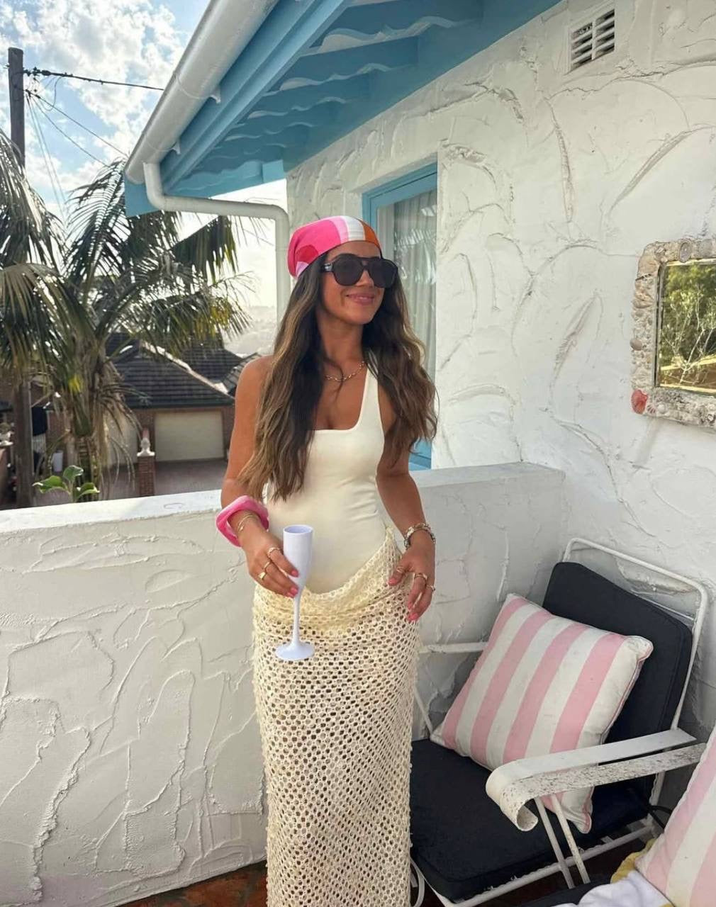 BN Ariel Maxi Dress (Bodysuit one piece with Maxi coverup skirt)