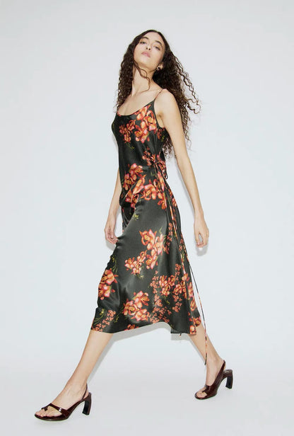 5 Colors! SL 1996 Silk Maxi Dress