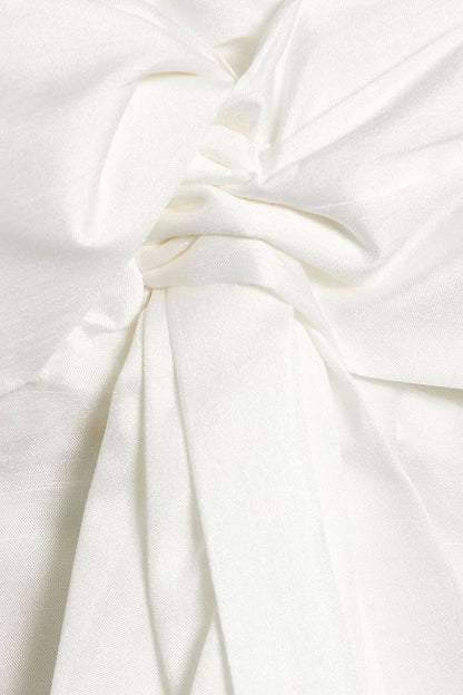 NC Strapless Draped Shantung Top