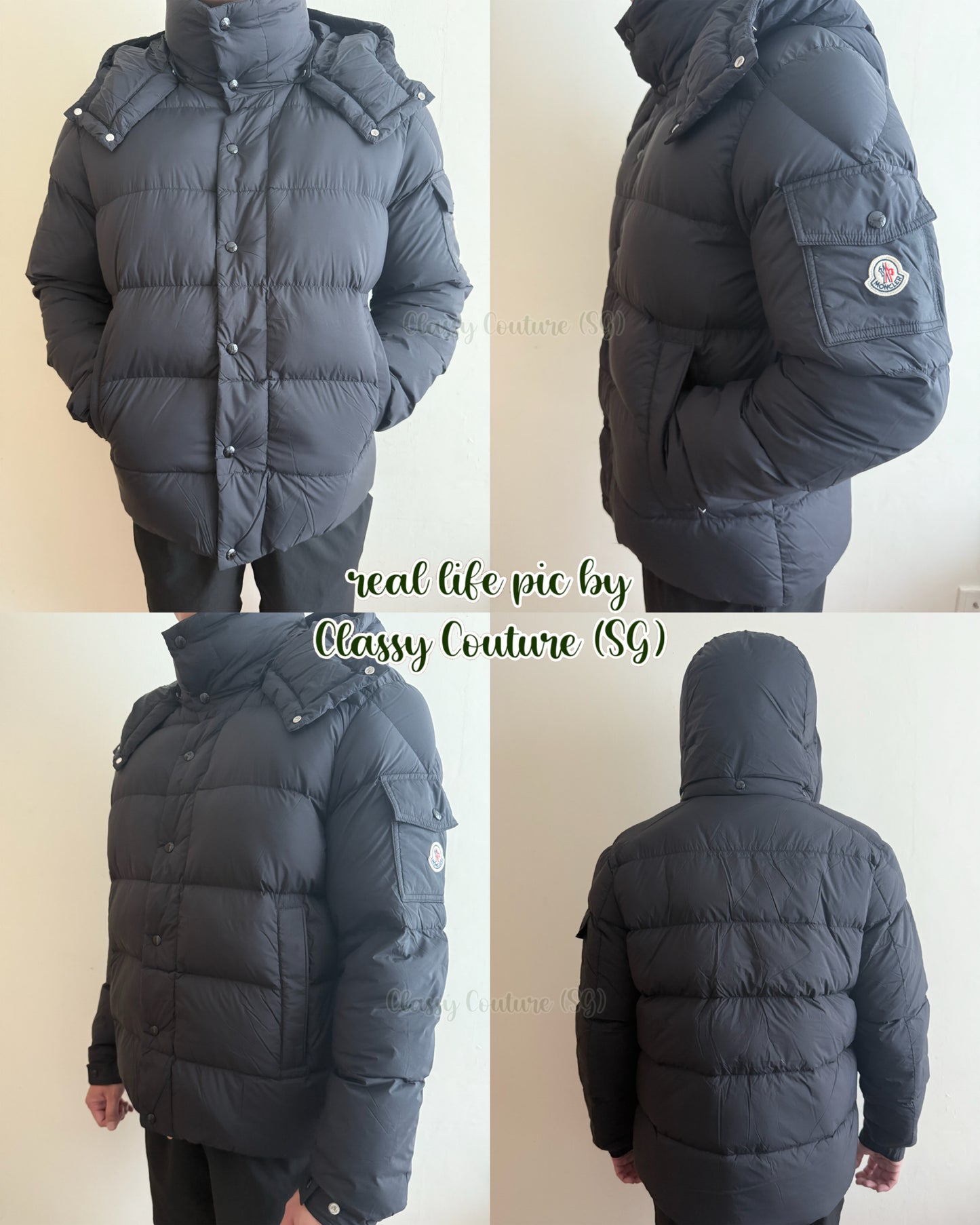 3 Colors! MC Men’s Maya Hooded Short Down Jacket