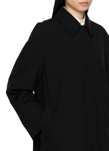 TR Datima Wool Coat in Black (silk-lined)