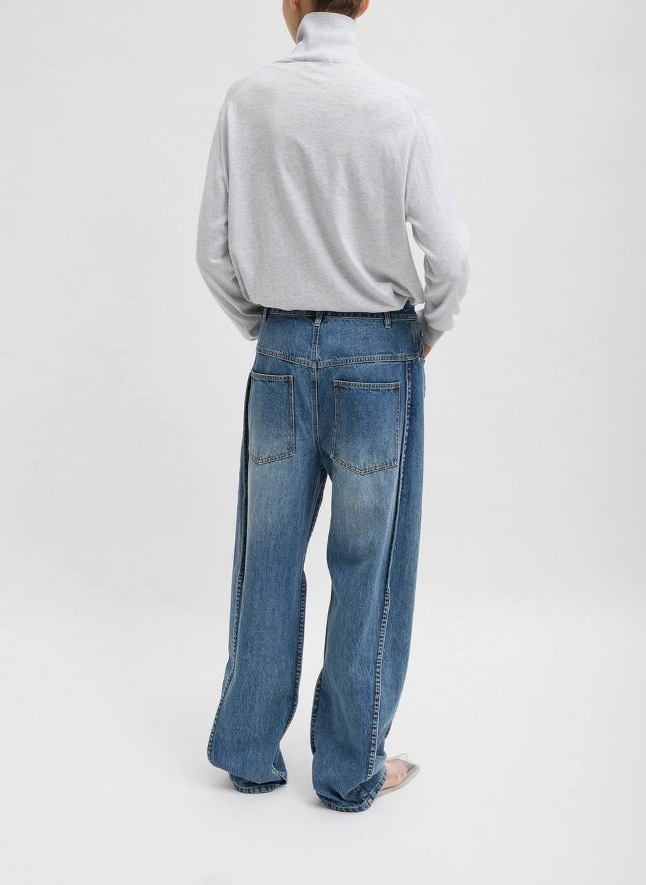 TB Spring Denim Tuck Jeans
