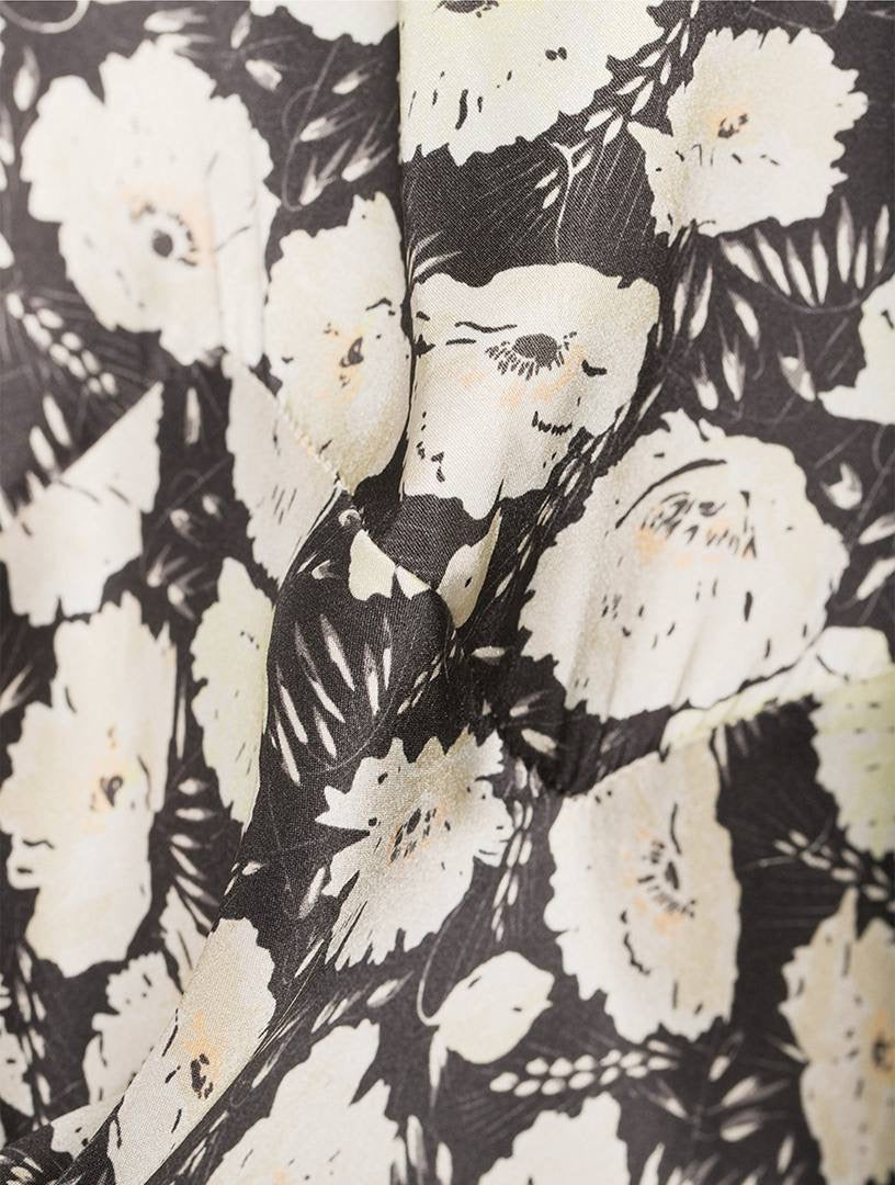 3 Colors! DN Dianne Silk-satin V-Neck Mini Dress