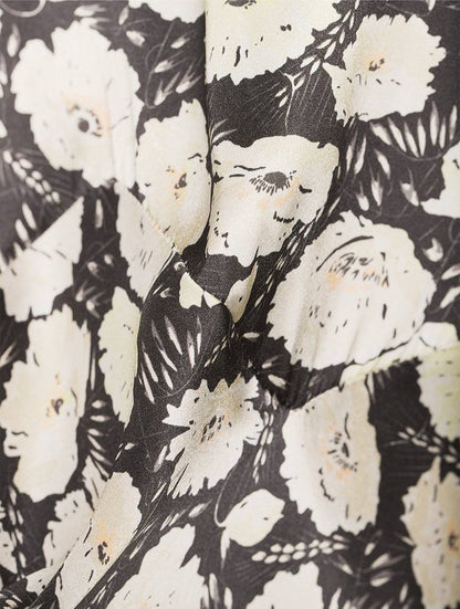 3 Colors! DN Dianne Silk-satin V-Neck Mini Dress