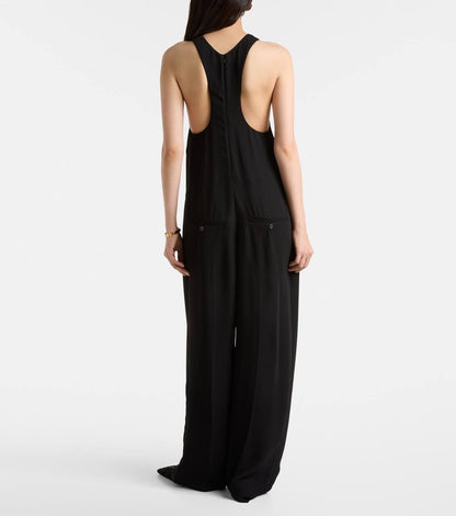 TOT Crepe Cady Viscose Racer Back Jumpsuit