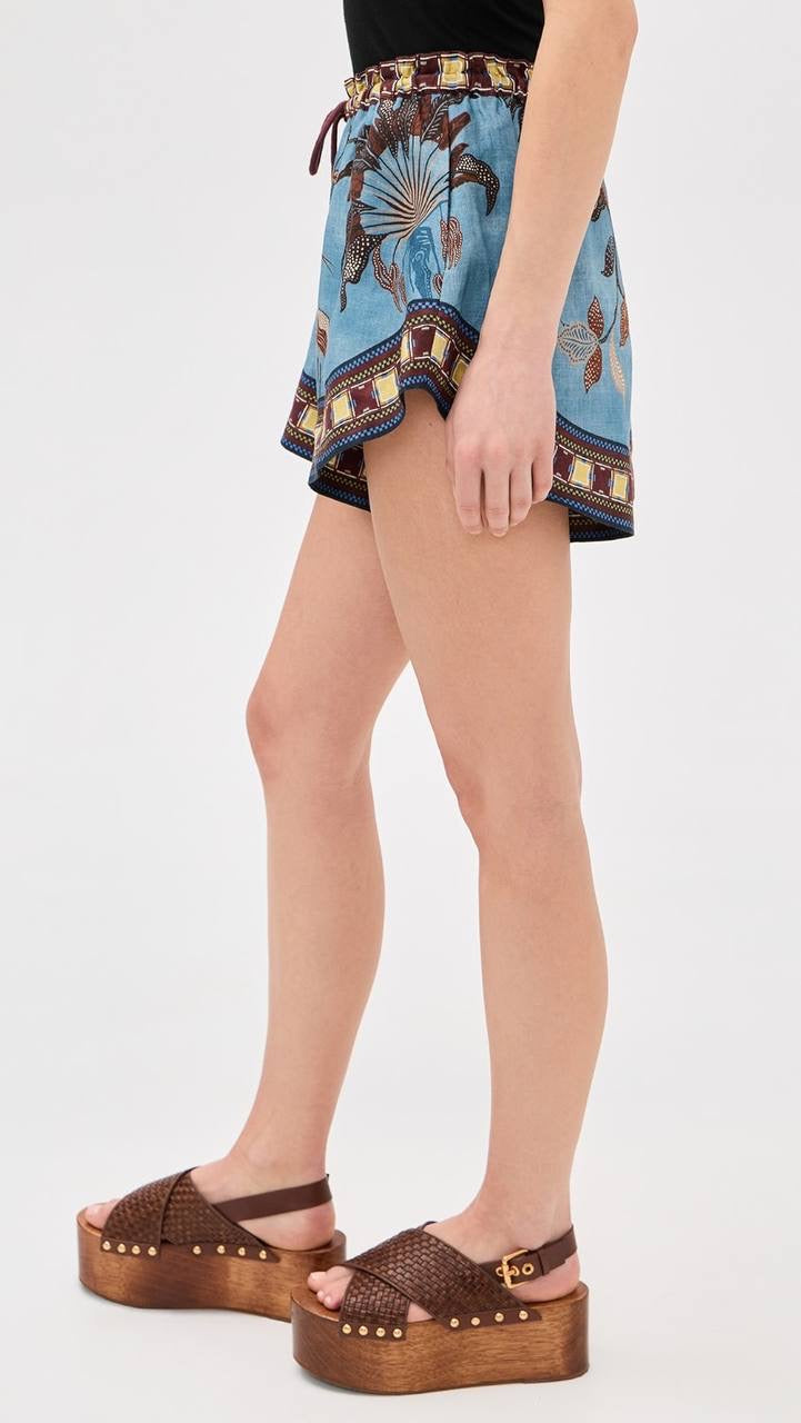 ALM Georgie Ramie Drawstring Top | Linen Shorts | Set