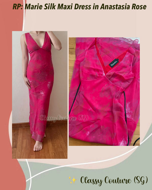RP Marie Silk Maxi Dress in Anastasia Rose