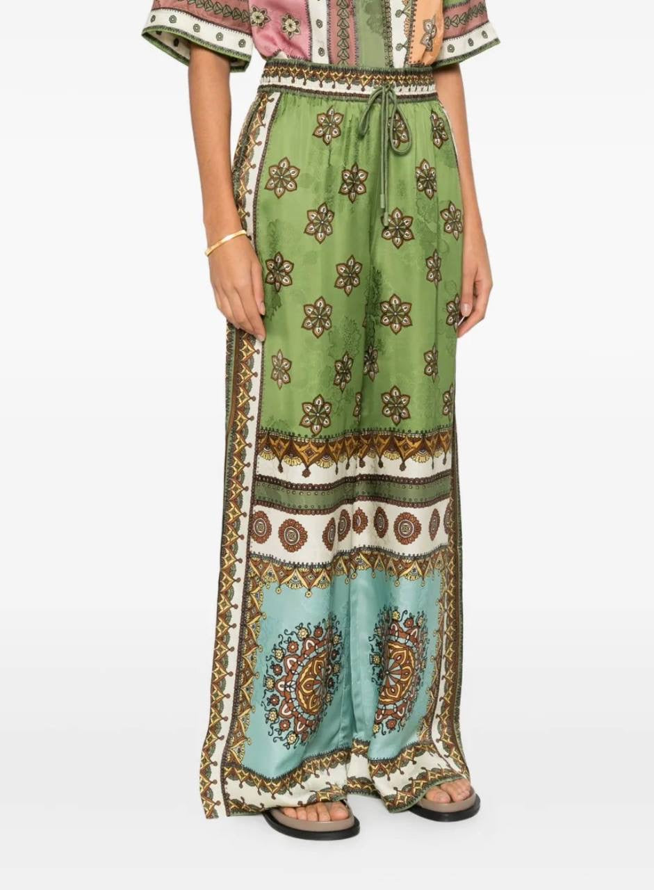 ALM Contina Printed Shirt | Pants | Jacquard Viscose Set