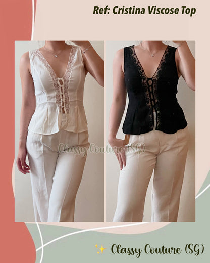 Restocked! Ref Cristina Viscose Top