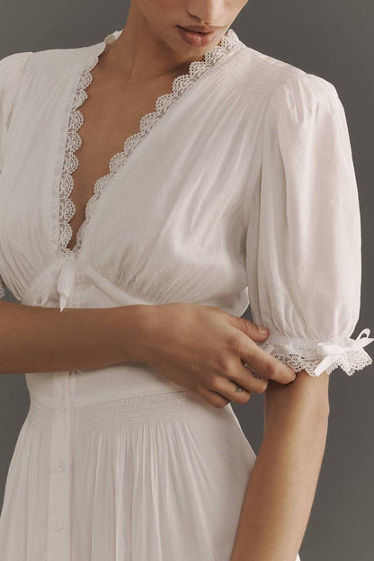 Ref Ketra Cotton-viscose Midi Dress