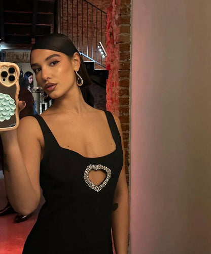SD Sienna Heart Embellished Dress