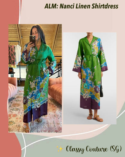 ALM Nanci Linen Shirtdress