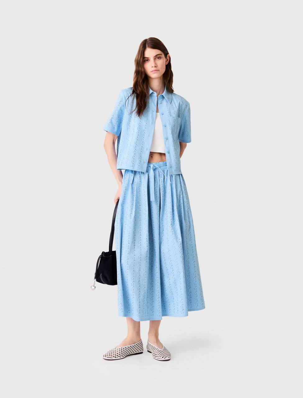 MJ: Carius Embellished Shirt | Skirt