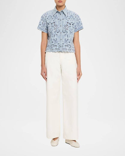 AO Lane Denim Shirt & Kenley Shorts