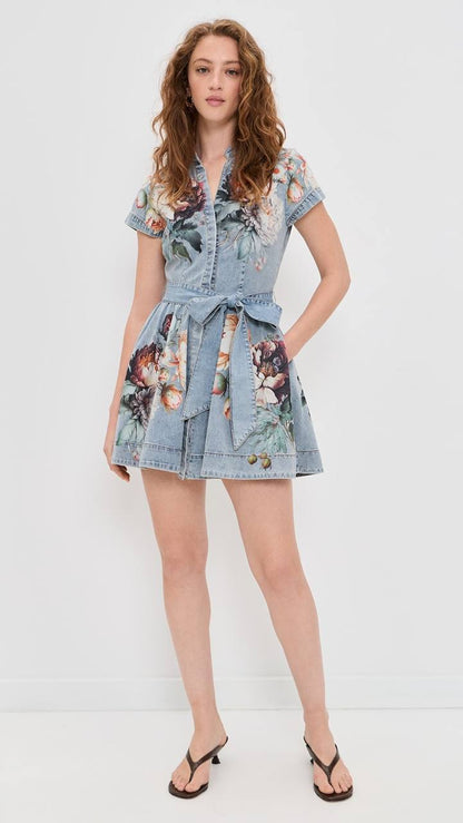 AO Lucy Mini Denim Shirt Dress