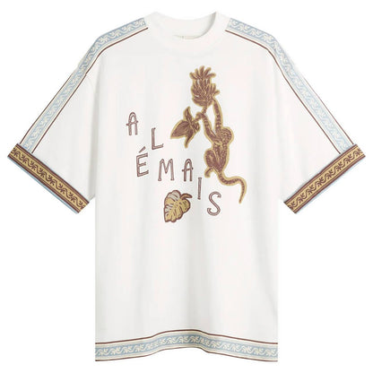 ALM Monkey Dance | Alberta Printed Cotton T-Shirt Tee