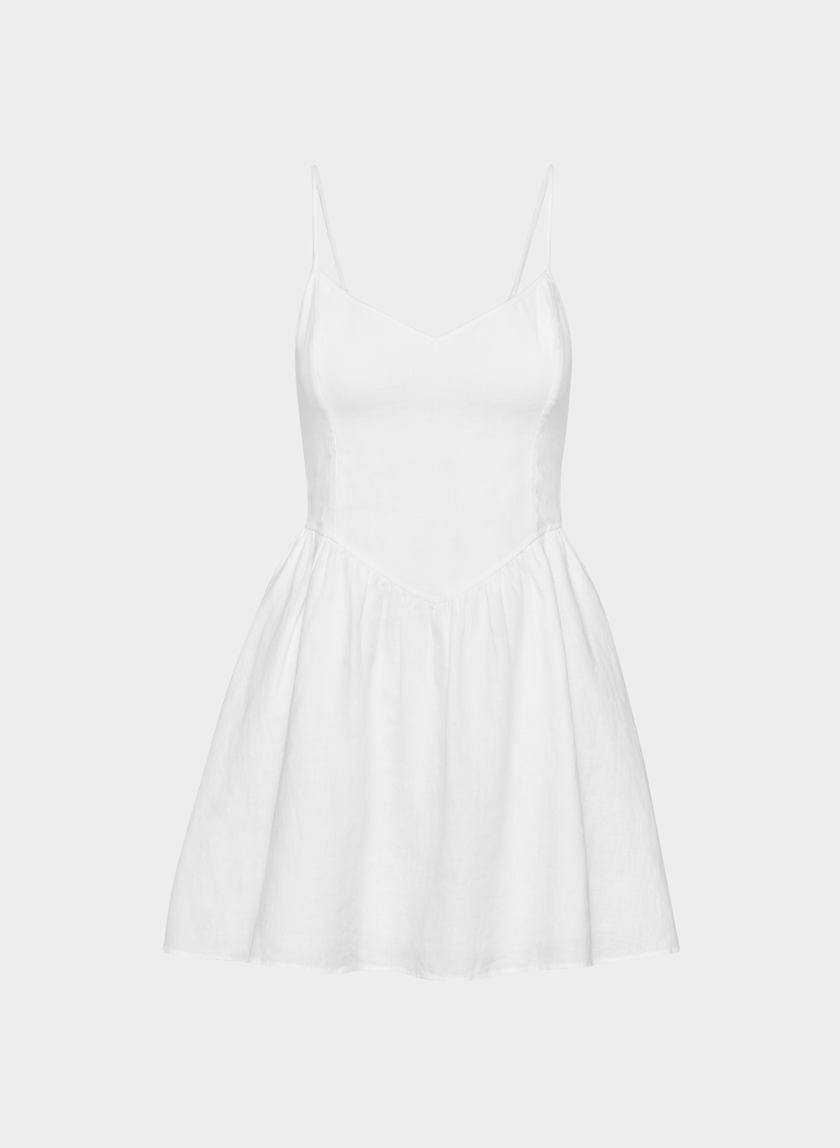 3 Colors! ARZ Influence Linen Mini Dress