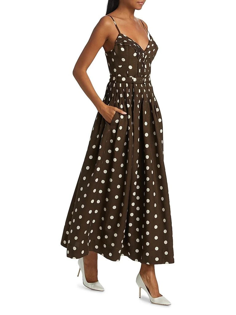 NC Mireille Linen-viscose Midi Dress