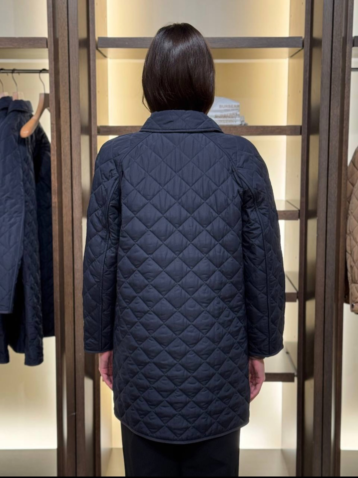 BBR Tything Quilted Short Trench Coat Jackey