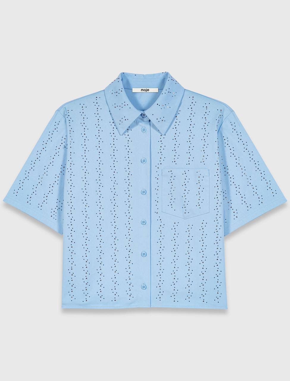 MJ: Carius Embellished Shirt | Skirt