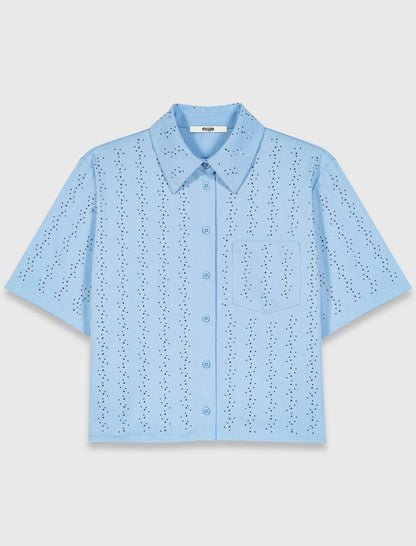 MJ: Carius Embellished Shirt | Skirt