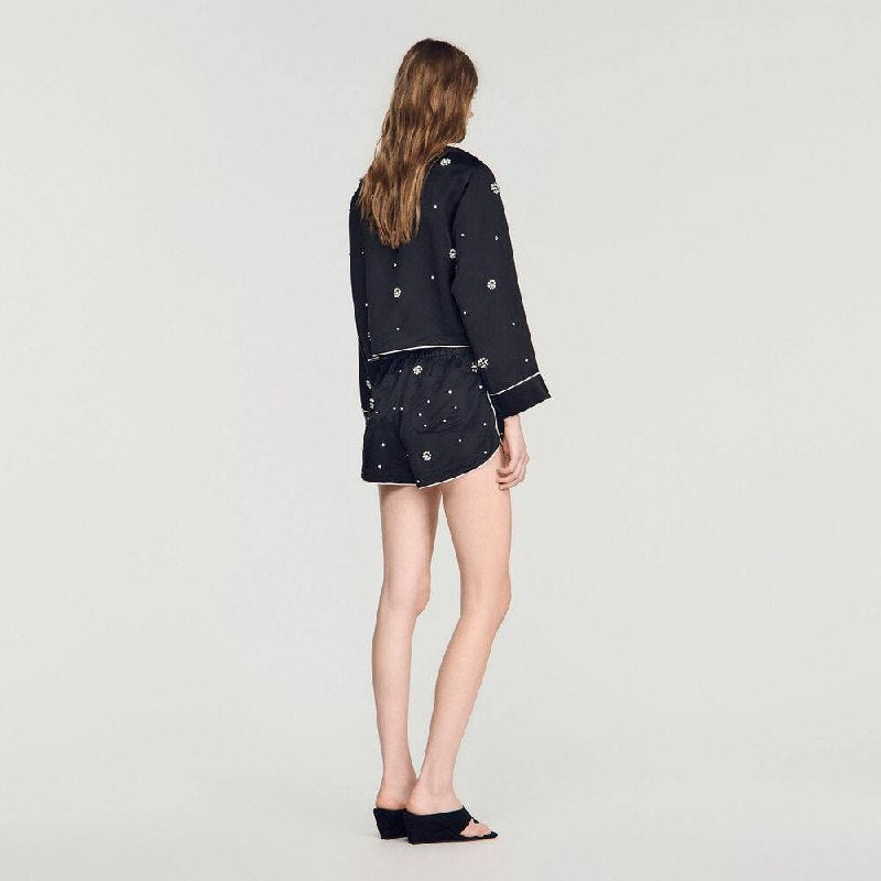 SD Nerissea Embellished Top Sorela Skirt Shorts