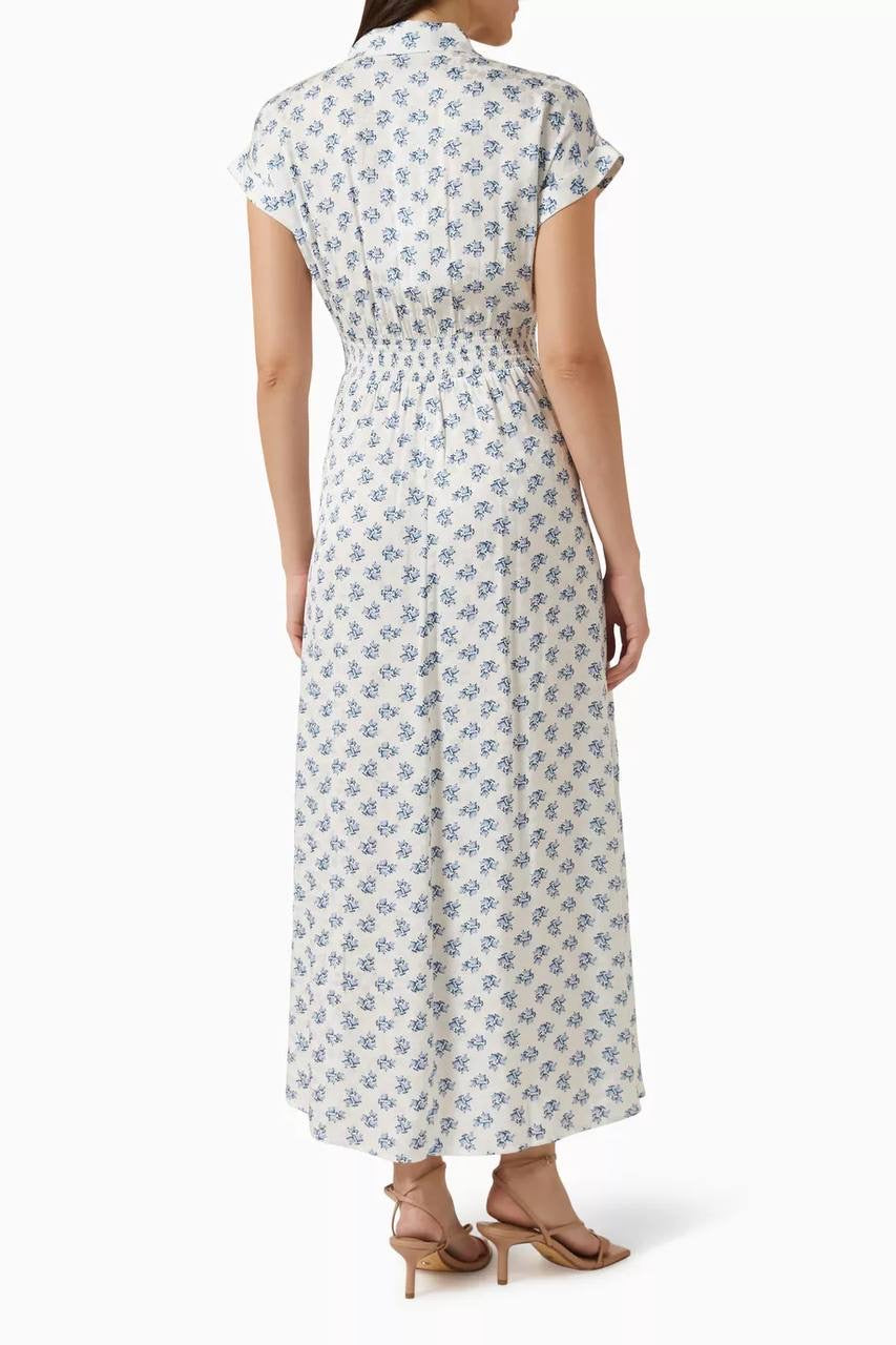 MJ Rubarsemi Jacquard Print Viscose Midi Maxi Dress