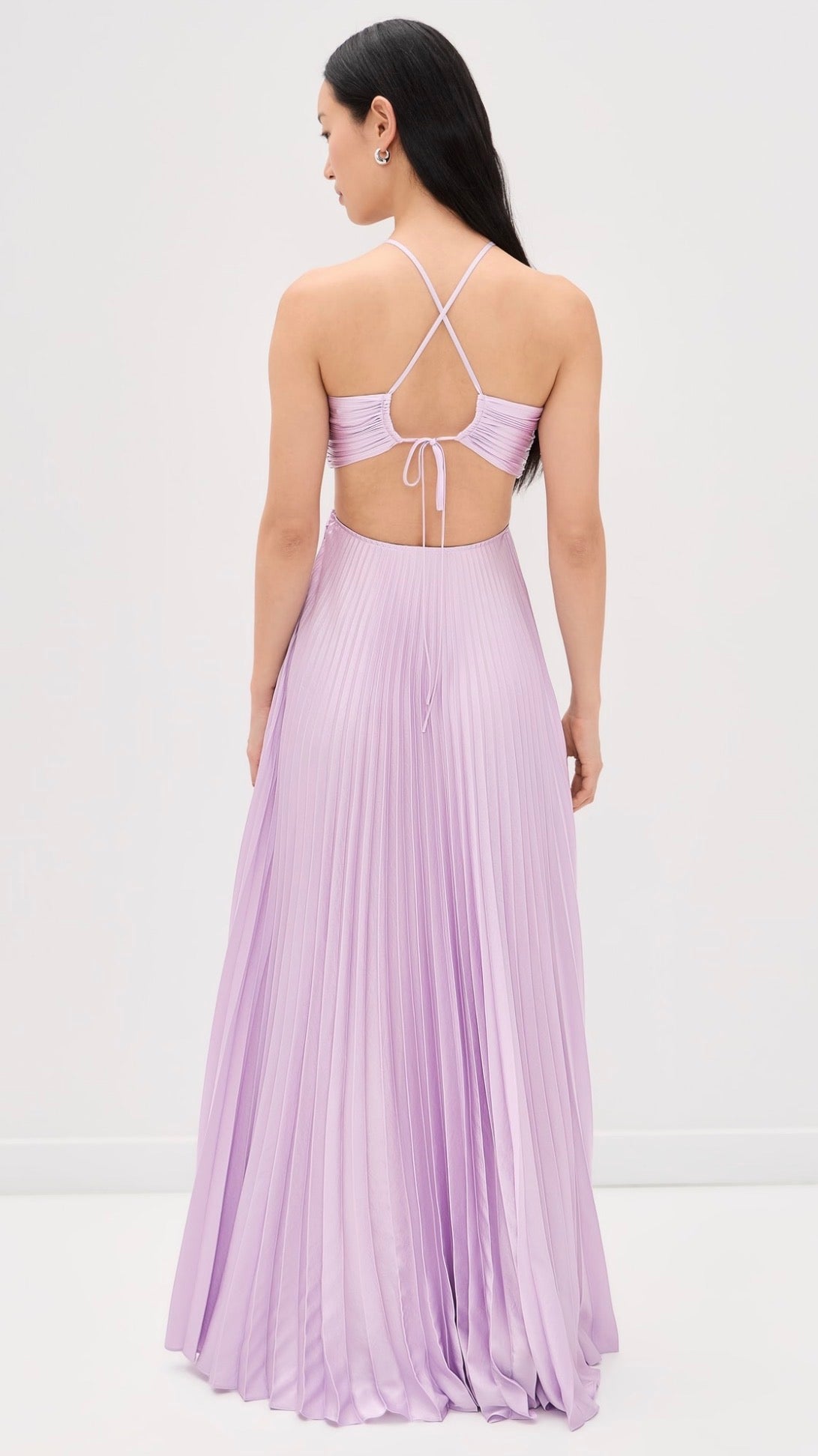 (PART 2/2) 8 Colors! ALC Moira Satin Pleated Maxi Dress